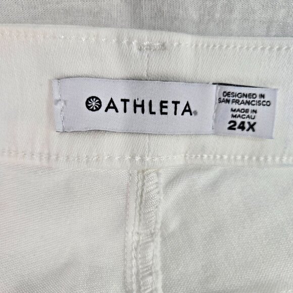 ATHLETA Officecore Mob Wife BOHO Minimalist Skulptek Ultra Skinny Jean Size 24X. - Picture 9 of 16